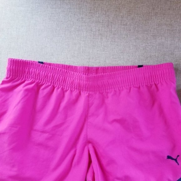 Puma Women's Athletic Pink Gym Shorts M - Picture 8 of 11
